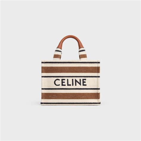 small cabas thais in striped textile with celine multicolor|CELINE Jacquard Striped Small Cabas Thais Multicolor.